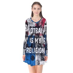 Football Is My Religion Flare Dress by Valentinaart