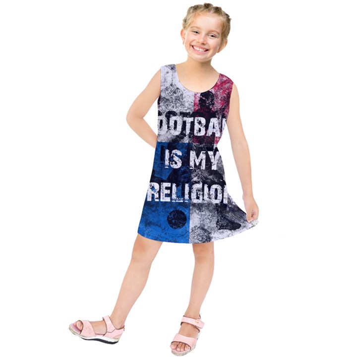 Football is my religion Kids  Tunic Dress