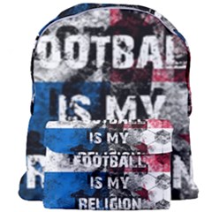 Football Is My Religion Giant Full Print Backpack by Valentinaart