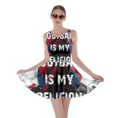 Football Is My Religion Skater Dress by Valentinaart