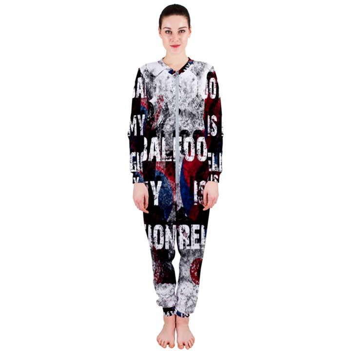 Football is my religion OnePiece Jumpsuit (Ladies) 