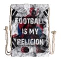 Football is my religion Drawstring Bag (Large) View1