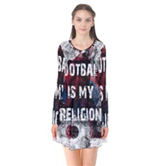 Football Is My Religion Flare Dress by Valentinaart