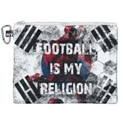 Football Is My Religion Canvas Cosmetic Bag (xxl)