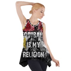 Football Is My Religion Side Drop Tank Tunic by Valentinaart