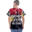 Football is my religion Men s V-Neck Scrub Top View2