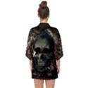 Skull Half Sleeve Chiffon Kimono View2