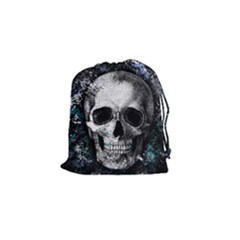 Skull Drawstring Pouches (small)  by Valentinaart