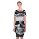 Skull Classic Short Sleeve Midi Dress View1