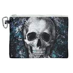 Skull Canvas Cosmetic Bag (xl)