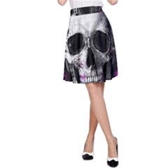 Skull A-Line Skirt