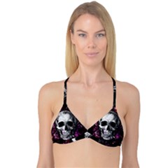 Skull Reversible Tri Bikini Top