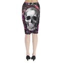 Skull Midi Wrap Pencil Skirt View2