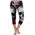 Skull Capri Yoga Leggings View1