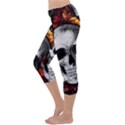 Skull Capri Yoga Leggings View2