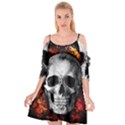 Skull Cutout Spaghetti Strap Chiffon Dress View1