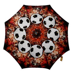 Football  Hook Handle Umbrellas (small) by Valentinaart