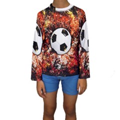 Football  Kids  Long Sleeve Swimwear by Valentinaart