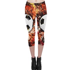 Football  Capri Leggings  by Valentinaart