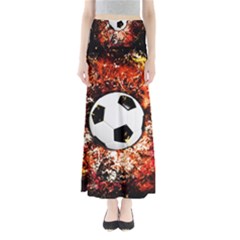 Football  Full Length Maxi Skirt by Valentinaart