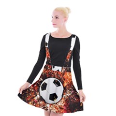 Football  Suspender Skater Skirt by Valentinaart