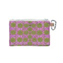 Paradise Flowers In Bohemic Floral Style Canvas Cosmetic Bag (Small) View2