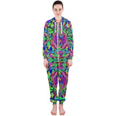 Colorful-15 Hooded Jumpsuit (ladies)  by ArtworkByPatrick