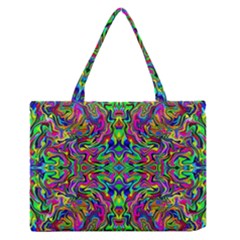 Colorful-15 Zipper Medium Tote Bag by ArtworkByPatrick