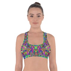 Colorful-15 Cross Back Sports Bra by ArtworkByPatrick