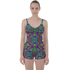 Colorful-15 Tie Front Two Piece Tankini by ArtworkByPatrick