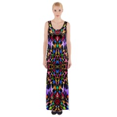 Colorful-16 Maxi Thigh Split Dress by ArtworkByPatrick