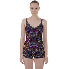 Colorful-16 Tie Front Two Piece Tankini by ArtworkByPatrick