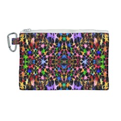 Colorful-16 Canvas Cosmetic Bag (large) by ArtworkByPatrick