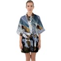 Jobo Beach Isabela Puerto Rico  Quarter Sleeve Kimono Robe View1