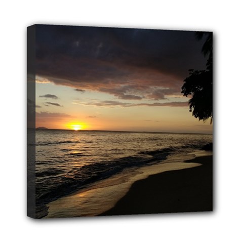 Rincon Puerto Rico Sunset Mini Canvas 8  X 8  by StarvingArtisan