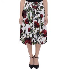 Red Roses Folding Skater Skirt