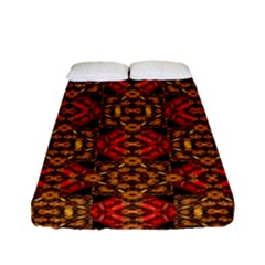 Colorful Ornate Pattern Design Fitted Sheet (full/ Double Size) by dflcprints