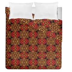 Colorful Ornate Pattern Design Duvet Cover Double Side (queen Size)