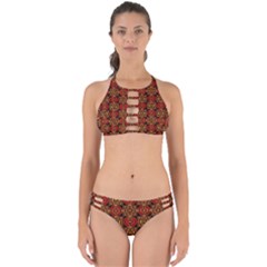 Colorful Ornate Pattern Design Perfectly Cut Out Bikini Set by dflcprints