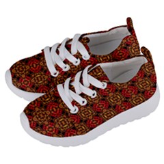 Colorful Ornate Pattern Design Kids  Lightweight Sports Shoes by dflcprints