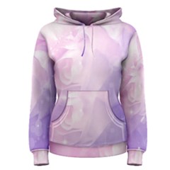 Beautiful Rose, Soft Violet Colors Women s Pullover Hoodie by FantasyWorld7