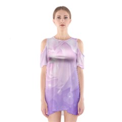 Beautiful Rose, Soft Violet Colors Shoulder Cutout One Piece by FantasyWorld7