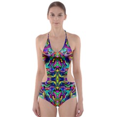 Colorful-17 Cut-out One Piece Swimsuit by ArtworkByPatrick