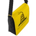 Gadsden Flag Don t tread on me Flap Messenger Bag (S) View2