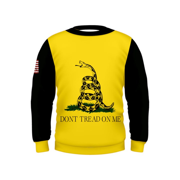 Gadsden Flag Don t tread on me Kids  Sweatshirt