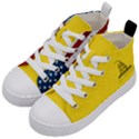 Gadsden Flag Don t tread on me Kid s Mid-Top Canvas Sneakers View2