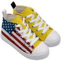 Gadsden Flag Don t tread on me Kid s Mid-Top Canvas Sneakers View3