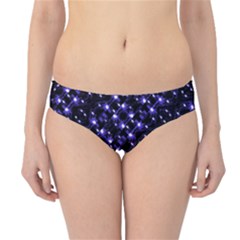 Dark Galaxy Stripes Pattern Hipster Bikini Bottoms by dflcprints