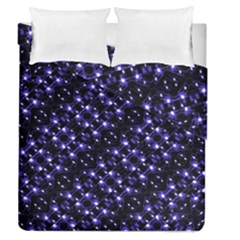 Dark Galaxy Stripes Pattern Duvet Cover Double Side (queen Size) by dflcprints