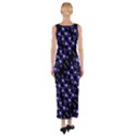 Dark Galaxy Stripes Pattern Fitted Maxi Dress View2